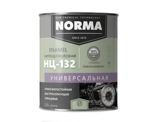 Эмаль НЦ-132  "Новоколор" глянцевая ЗЕЛЕНАЯ 0,7 кг  Novocolor