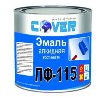 Эмаль пентафталевая ПФ-115 серая 20 кг. COVER