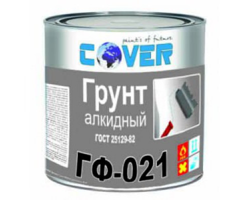 Эмаль пентафталевый Cover ПФ-115 черная 2,5 кг.