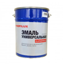 Эмаль ПФ-115 универсальная алкидная Profilux Superprice глянцевая белая 20 кг.