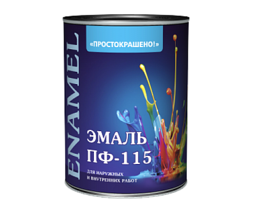 Эмаль ПФ-115 универсальная алкидная Простокрашено бирюзовая 2,7 кг.