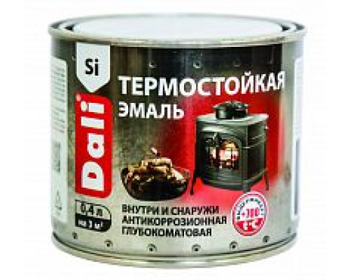Эмаль термостойкая серебро "Dali" 0,4 л. Рогнеда