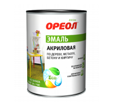 Эмаль универсальная акриловая Ореол глянцевая голубая 2,5 кг.