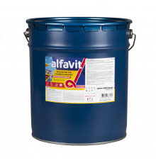 Эмаль универсальная алкидная Alfavit ПФ-115 серия Альфа глянцевая черная 20 кг.