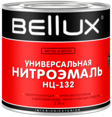 Эмаль универсальная Bellux НЦ-132 красно-коричневая 17 кг., 