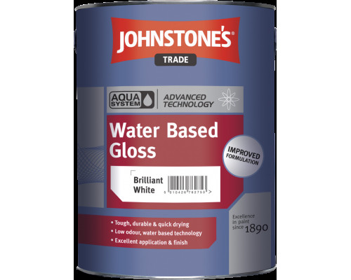 Эмаль универсальная Johnstone`s Aqua Water Based Gloss глянцевая база L 1 л.
