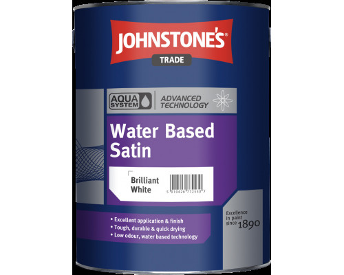 Эмаль универсальная Johnstone`s Aqua Water Based Satin полуматовая база L 1 л.