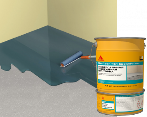Эпоксидная грунтовка, выравнивающий раствор Sikafloor®-161 EpoxyPrimer компонент B 6,3 кг.