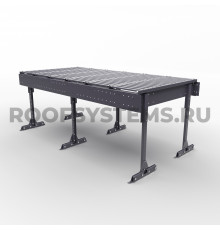 Эвакуационный трап Roofsystems Prestige В-1000 мм. L-2076 мм. фальц  RAL 7024 Серый графит