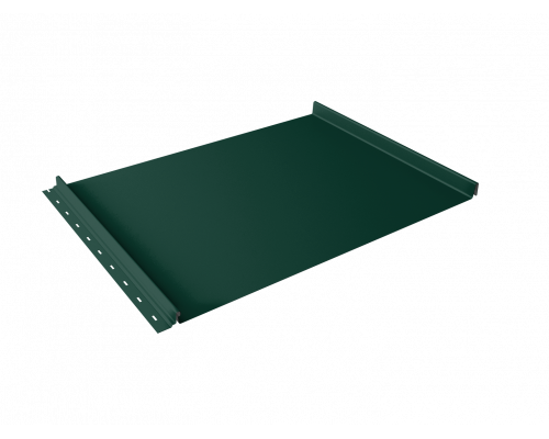 Фальцевая кровля Grand Line Кликфальц Drap TX RAL 6005 Зеленый мох 0,45 мм.