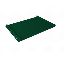 Фальцевая кровля Grand Line Кликфальц Line Drap RAL 6005 Зеленый мох 0,45 мм.