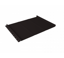 Фальцевая кровля Grand Line Кликфальц Line Satin Matt RAL 9005 Черный 0,5 мм.
