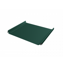 Фальцевая кровля Grand Line Кликфальц Pro Drap RAL 6005 Зеленый мох 0,45 мм.