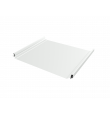 Фальцевая кровля Grand Line Кликфальц Pro Drap RAL 9003 Сигнальный белый 0,45 мм.