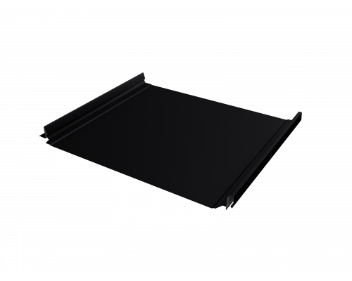 Фальцевая кровля Grand Line Кликфальц Pro Drap TX RAL 9005 Черный 0,5 мм.