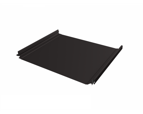 Фальцевая кровля Grand Line Кликфальц Pro Drap TX RR 32 Темно-коричневый 0,5 мм.