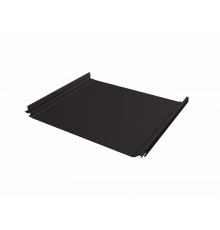 Фальцевая кровля Grand Line Кликфальц Pro PurLite Matt RR 32 Темно-коричневый 0,5 мм.