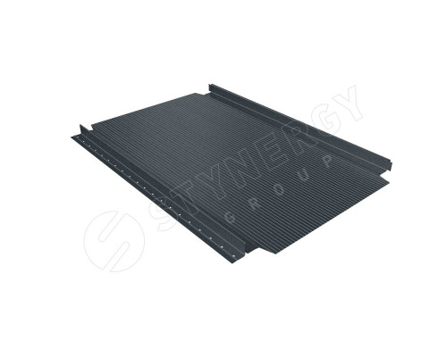 Фальцевая кровля Smart Фальц Pro гофрированный CORUNDUM50 матовый RAL 7016 серый 0,5 мм.