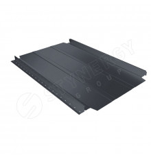 Фальцевая кровля Smart Фальц Pro широкое ребро жесткости CORUNDUM50 матовый RAL 7024 Серый 0,5 мм.