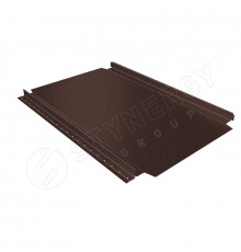 Фальцевая кровля Stynergy Smart Фальц Pro CORUNDUM50® матовый RAL 8017 шоколадно-коричневый 0,5 мм.