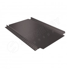 Фальцевая кровля Stynergy Smart Фальц Pro CORUNDUM50® матовый RR32 серо-коричневый 0,5 мм.