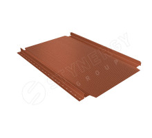 Фальцевая кровля Stynergy Smart Фальц Pro гофрированный CORUNDUM50 матовый RAL 8004 Коричневый 0,5 м