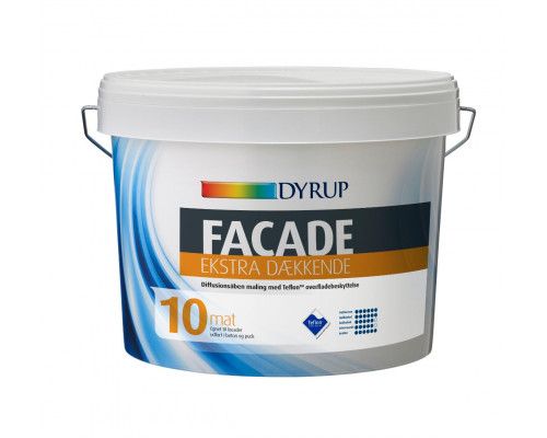 Фасадная краска DYRUP FAÇADE Ekstra Dakkende А 2,25л