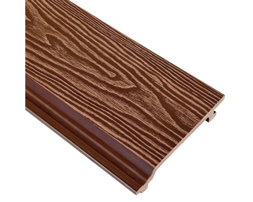 Фасадная панель EasyDecking Вуд-Икс 156 х 21 х 3010 мм. Коричневый 3D