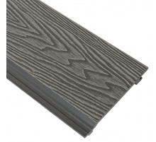 Фасадная панель EasyDecking Вуд-Икс 156 х 21 х 3010 мм. Серый 3D