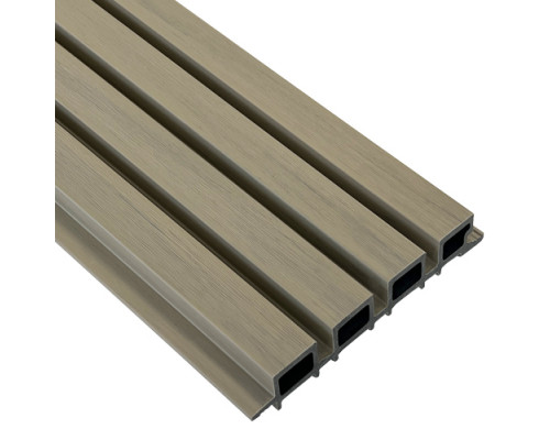 Фасадная реечная панель EasyDecking Ко-Экструзия 219 х 26 х 4010 мм. Дрифтвуд
