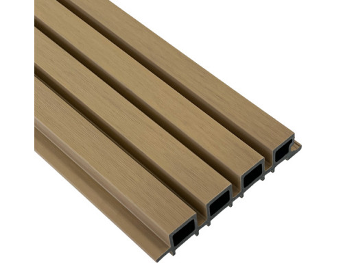 Фасадная реечная панель EasyDecking Ко-Экструзия 219 х 26 х 4010 мм. Дуб