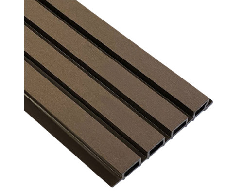 Фасадная реечная панель EasyDecking Вуд-Икс 219 х 26 х 3010 мм. Венге