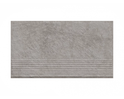 Фронтальная клинкерная ступень простая Paradyz Carrizo Grey 300 x 600 x 8,5 мм.
