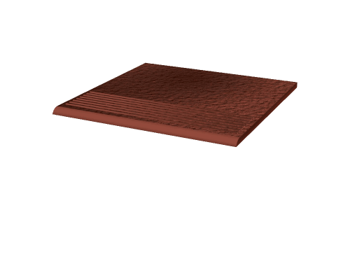 Фронтальная клинкерная ступень простая Paradyz Cloud Rosa Duro 300 x 300 x 11 мм.