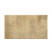Фронтальная клинкерная ступень простая Paradyz Eremite Sand 300 x 600 x 8,5 мм.