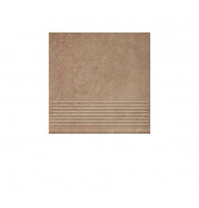 Фронтальная клинкерная ступень простая Paradyz Mattone Sabbia Brown 300 x 300 x 11 мм.