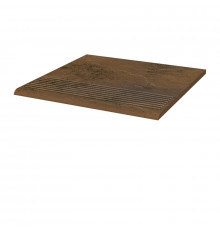 Фронтальная клинкерная ступень простая Paradyz Semir Beige 300 x 300 x 11 мм.