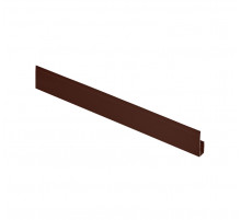 G-планка металллическая FarAcs Premium Rooftop Matte / Стальной бархат 0,5 мм. Ral 8017 L=2 м.