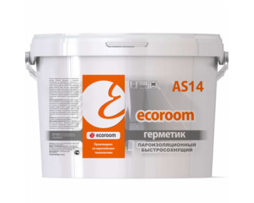 Герметик акриловый быстросохнущий пароизоляционный для окон Ecoroom AS 14 белый 310 мл.