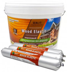 Герметик акриловый для швов Sealit Wood Elastic Медовый 10 л.