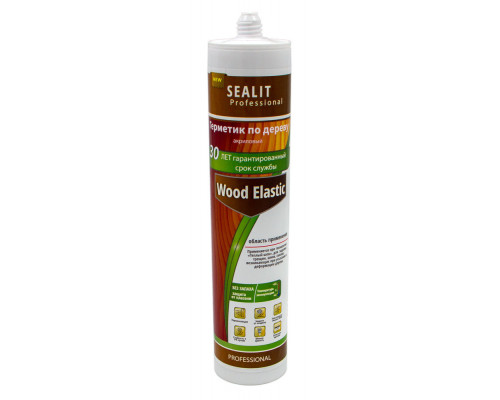 Герметик акриловый для швов Sealit Wood Elastic Палисандр 280 мл.