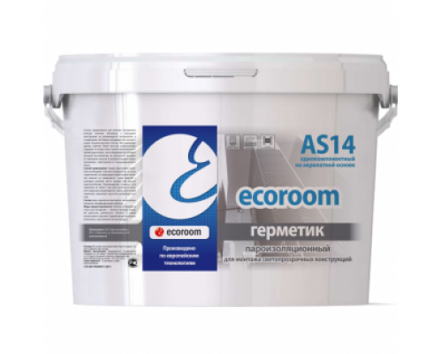 Герметик акриловый пароизоляционный для окон Ecoroom AS 14 белый 310 мл.