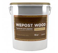 Герметик акриловый по дереву Wepost Wood 19 кг темный дуб (RAL 8001) СТО 129-37547621-2016