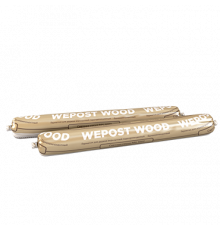 Герметик акриловый по дереву Wepost Wood файл-пакет 600 мл. темный дуб (RAL 8001) СТО 129-37547621-2016