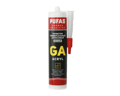 Герметик акриловый PUFAS GT GA белый 280 мл.