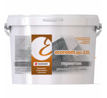 Герметик двухкомпонентный полиуретановый для межпанельных швов Ecoroom PU 22 L белый 10,2 кг.