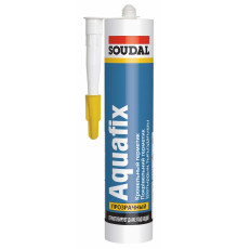 Герметик кровельный Soudal Aquafix / Аквафикс прозрачный 300 мл. 155934