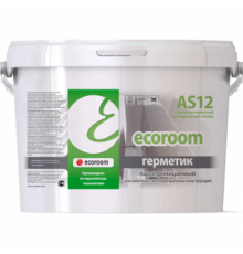 Герметик однокомонентный акриловый паропроницаемый для окон Ecoroom AS 12 белый 310 мл.
