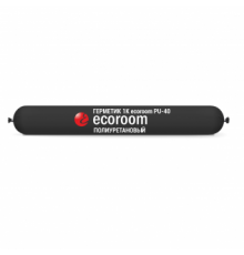 Герметик однокомпонентный полиуретановый для швов Ecoroom PU 40 серый 600 мл.