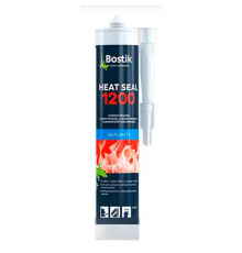 Герметик полисиликатный печной Bostik 1200°С черный 300 мл.